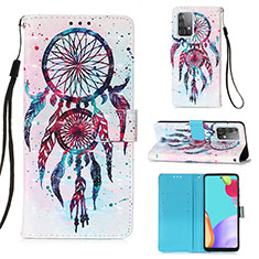 Funda de Cuero Cartera con Soporte Patron de Moda Carcasa Y03B para Samsung Galaxy A52 4G Multicolor