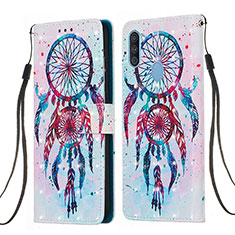 Funda de Cuero Cartera con Soporte Patron de Moda Carcasa Y03B para Samsung Galaxy M11 Multicolor