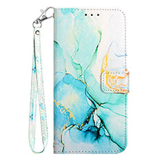 Funda de Cuero Cartera con Soporte Patron de Moda Carcasa YB1 para Samsung Galaxy M04 Verde