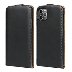 Funda de Cuero Cartera con Soporte S01 para Apple iPhone 11 Pro Max Negro