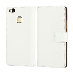 Funda de Cuero Cartera para Huawei P9 Lite Blanco