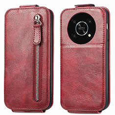 Funda de Cuero Flip para Huawei Enjoy 50 Pro Rojo