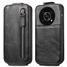 Funda de Cuero Flip para Huawei Honor Magic4 Lite 5G Negro