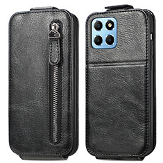 Funda de Cuero Flip para Huawei Honor X6 5G Negro