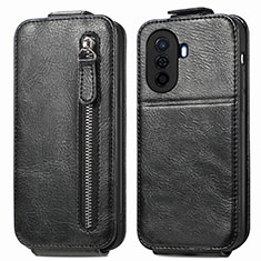 Funda de Cuero Flip para Huawei Nova Y71 Negro