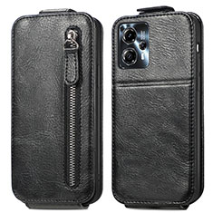 Funda de Cuero Flip para Motorola Moto G13 Negro