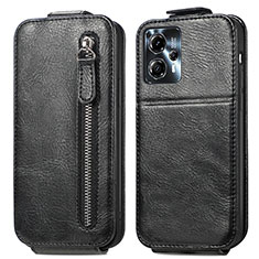 Funda de Cuero Flip para Motorola Moto G23 Negro