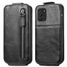 Funda de Cuero Flip para Nokia G100 Negro