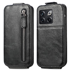 Funda de Cuero Flip para OnePlus 10T 5G Negro