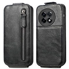 Funda de Cuero Flip para OnePlus 11R 5G Negro