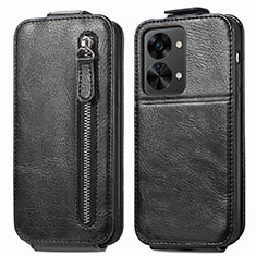 Funda de Cuero Flip para OnePlus Nord 2T 5G Negro