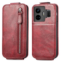 Funda de Cuero Flip para Realme GT Neo5 240W 5G Rojo