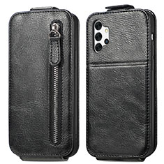 Funda de Cuero Flip para Samsung Galaxy A32 4G Negro