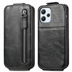 Funda de Cuero Flip para Xiaomi Redmi 12 4G Negro