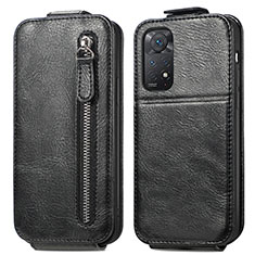 Funda de Cuero Flip para Xiaomi Redmi Note 12 Pro 4G Negro