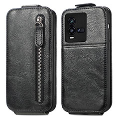 Funda de Cuero Flip S01D para Vivo iQOO 9T 5G Negro