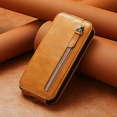 Funda de Cuero Flip S01D para Xiaomi Mi 12T 5G Marron