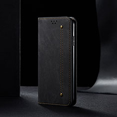 Funda de pano Cartera con Soporte B01S para Samsung Galaxy A72 5G Negro