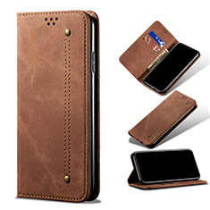 Funda de pano Cartera con Soporte B01S para Xiaomi Mi 10S 5G Marron