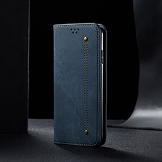Funda de pano Cartera con Soporte B01S para Xiaomi Redmi Note 12 Explorer Azul