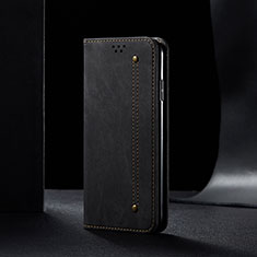 Funda de pano Cartera con Soporte B02S para Xiaomi Redmi Note 9 Pro Max Negro