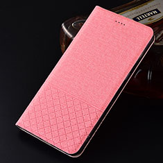 Funda de pano Cartera con Soporte H01 para Oppo RX17 Neo Rosa