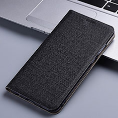 Funda de pano Cartera con Soporte H12P para Asus ZenFone 8 Flip ZS672KS Negro