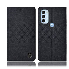 Funda de pano Cartera con Soporte H13P para Motorola Moto G71 5G Negro