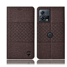 Funda de pano Cartera con Soporte H13P para Motorola Moto S30 Pro 5G Marron