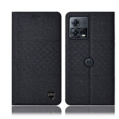 Funda de pano Cartera con Soporte H13P para Motorola Moto S30 Pro 5G Negro