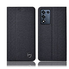 Funda de pano Cartera con Soporte H13P para Realme 9 SE 5G Negro