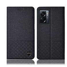 Funda de pano Cartera con Soporte H13P para Realme Q5i 5G Negro