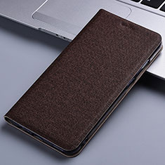 Funda de pano Cartera con Soporte H13P para Vivo V23e Marron