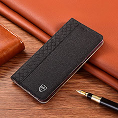 Funda de pano Cartera con Soporte H13P para Xiaomi Redmi Note 12S Negro