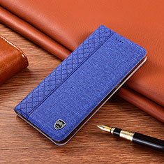 Funda de pano Cartera con Soporte H14P para Realme 11 Pro 5G Azul