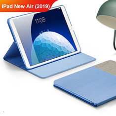 Funda de pano Cartera con Soporte para Apple iPad Air 3 Azul Cielo