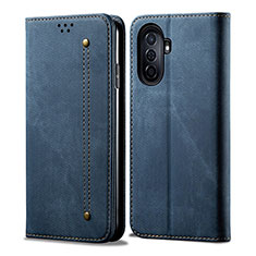 Funda de pano Cartera con Soporte para Huawei Enjoy 50 Azul