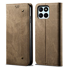 Funda de pano Cartera con Soporte para Huawei Honor 70 Lite 5G Caqui