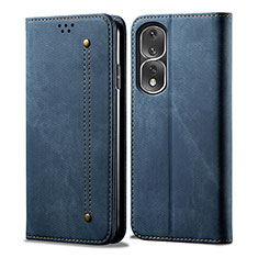 Funda de pano Cartera con Soporte para Huawei Honor 80 Pro 5G Azul