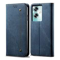 Funda de pano Cartera con Soporte para Oppo A2 5G Azul