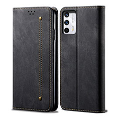 Funda de pano Cartera con Soporte para Realme GT 5G Negro