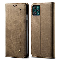 Funda de pano Cartera con Soporte para Realme V25 5G Caqui