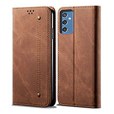 Funda de pano Cartera con Soporte para Samsung Galaxy A04s Marron