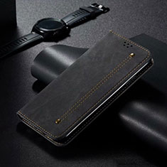 Funda de pano Cartera con Soporte para Samsung Galaxy A31 Negro