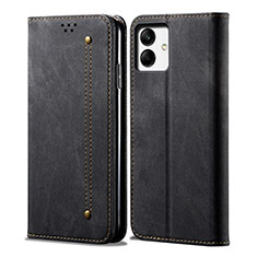 Funda de pano Cartera con Soporte para Samsung Galaxy F14 5G Negro