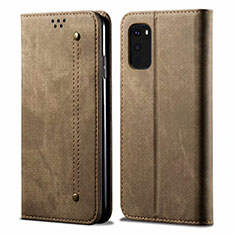 Funda de pano Cartera con Soporte para Samsung Galaxy S20 FE ((2022)) 5G Caqui