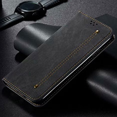Funda de pano Cartera con Soporte para Xiaomi Mi Note 10 Lite Negro