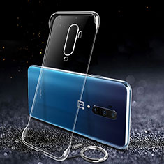 Funda Dura Cristal Plastico Rigida Transparente para OnePlus 7T Pro Negro