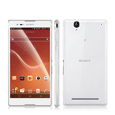 Funda Dura Cristal Plastico Rigida Transparente para Sony Xperia T2 Ultra Dual Claro