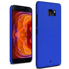 Funda Dura Plastico Rigida Carcasa Fino Arenisca para HTC U Ultra Azul